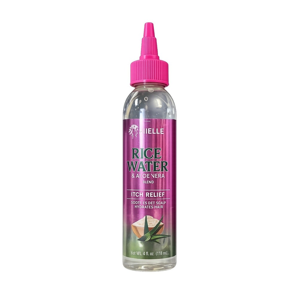 Mielle Rice Water & Aloe Vera Itch Relief Scalp Treatment 4oz Bottle